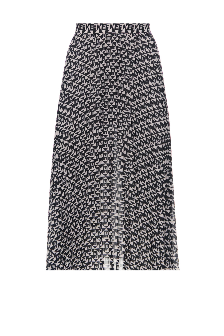 Elisabetta Franchi Плиссированная юбка с принтом (цвет ), артикул GO46726E2 | Фото 1
