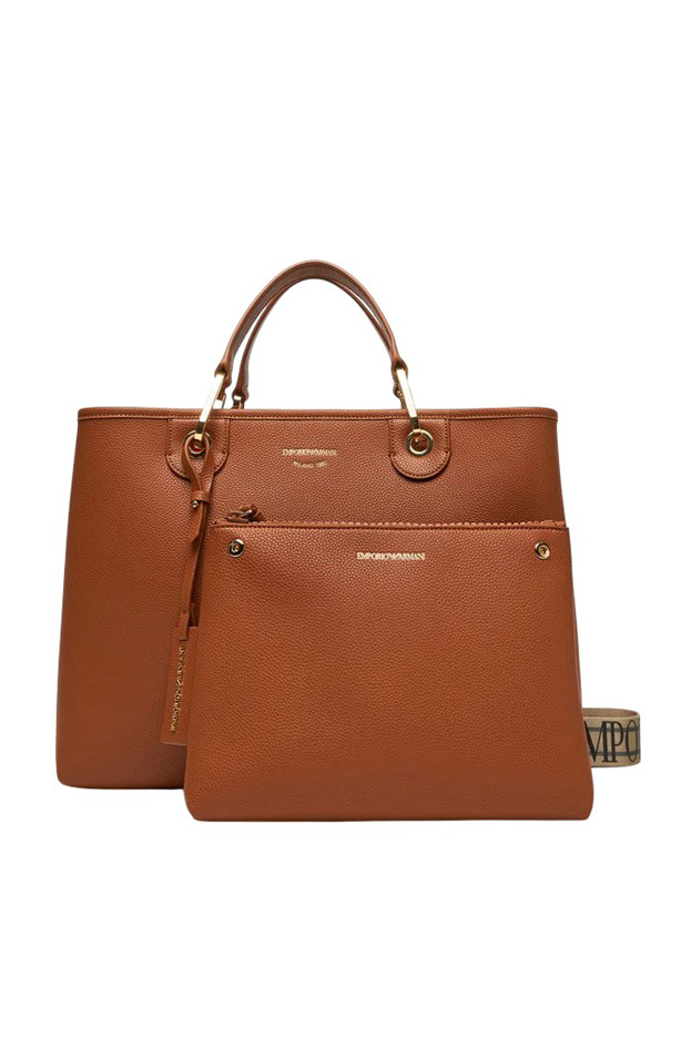 Сумка MyEA с логотипом|Основной цвет:Коричневый Женский Emporio Armani Сумка MyEA с логотипом (цвет ), артикул EW000360-AF12103 | Фото 2