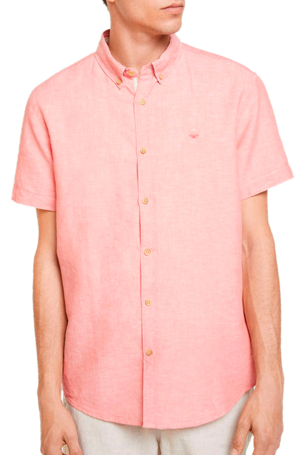 Мужской Springfield Рубашка из хлопка и льна (цвет ), артикул 0543013 | Фото 1