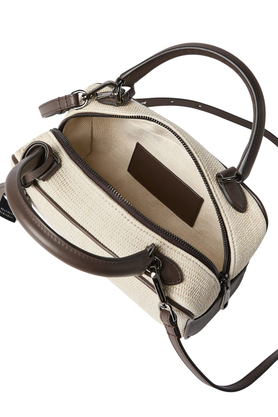 Сумка Boston Explorer|Основной цвет:Кремовый Женский Brunello Cucinelli Сумка Boston Explorer (цвет ), артикул MB72D2631 | Фото 4