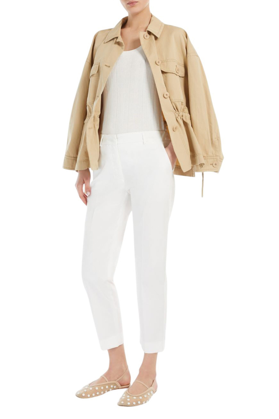 Женский Weekend Max Mara Топ CEYLON из смесовой вискозы (цвет ), артикул 2515361012 | Фото 3