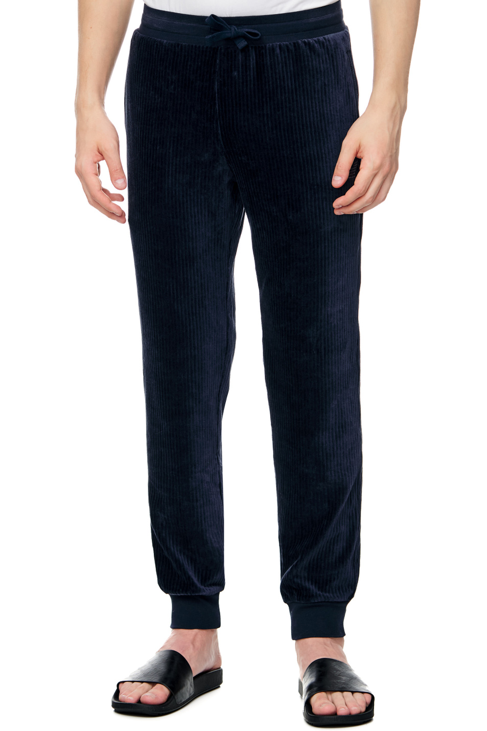 Мужской Emporio Armani Вельветовые брюки на кулиске (цвет ), артикул 111690-2F589 | Фото 1