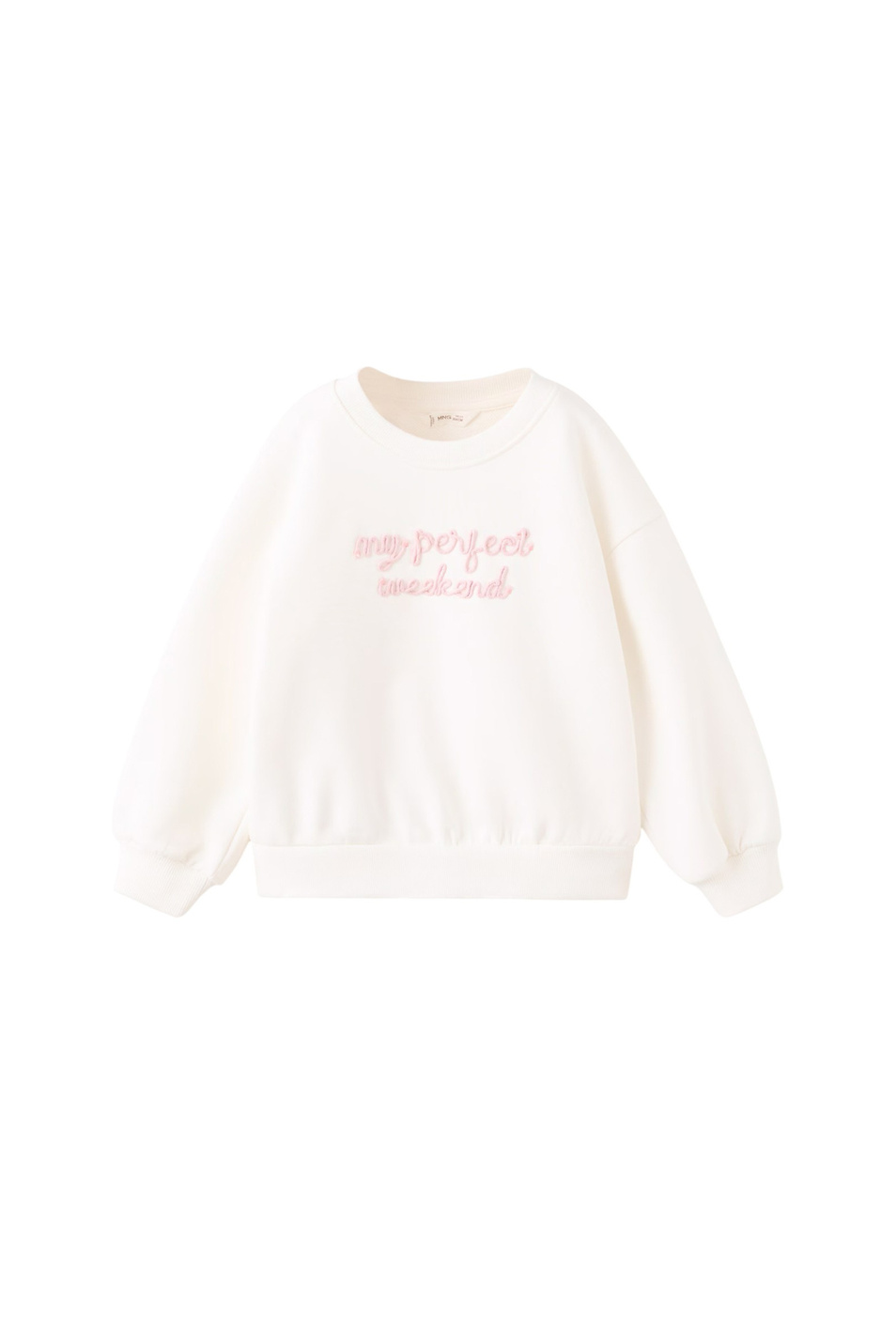 Девочкам Mango Kids Свитшот PERFECT из хлопка (цвет ), артикул 27033721 | Фото 1