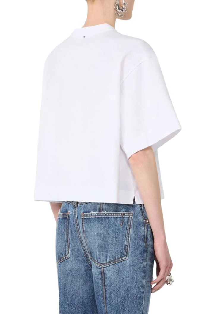 Женский Sportmax Футболка MASSA из хлопка (цвет ), артикул 2612941035 | Фото 4