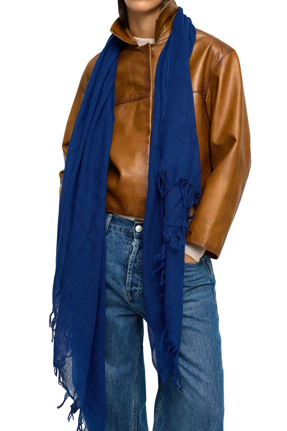 Шарф из шерсти|Основной цвет:Синий Женский Parfois Шарф из шерсти (цвет ), артикул 240784 | Фото 3