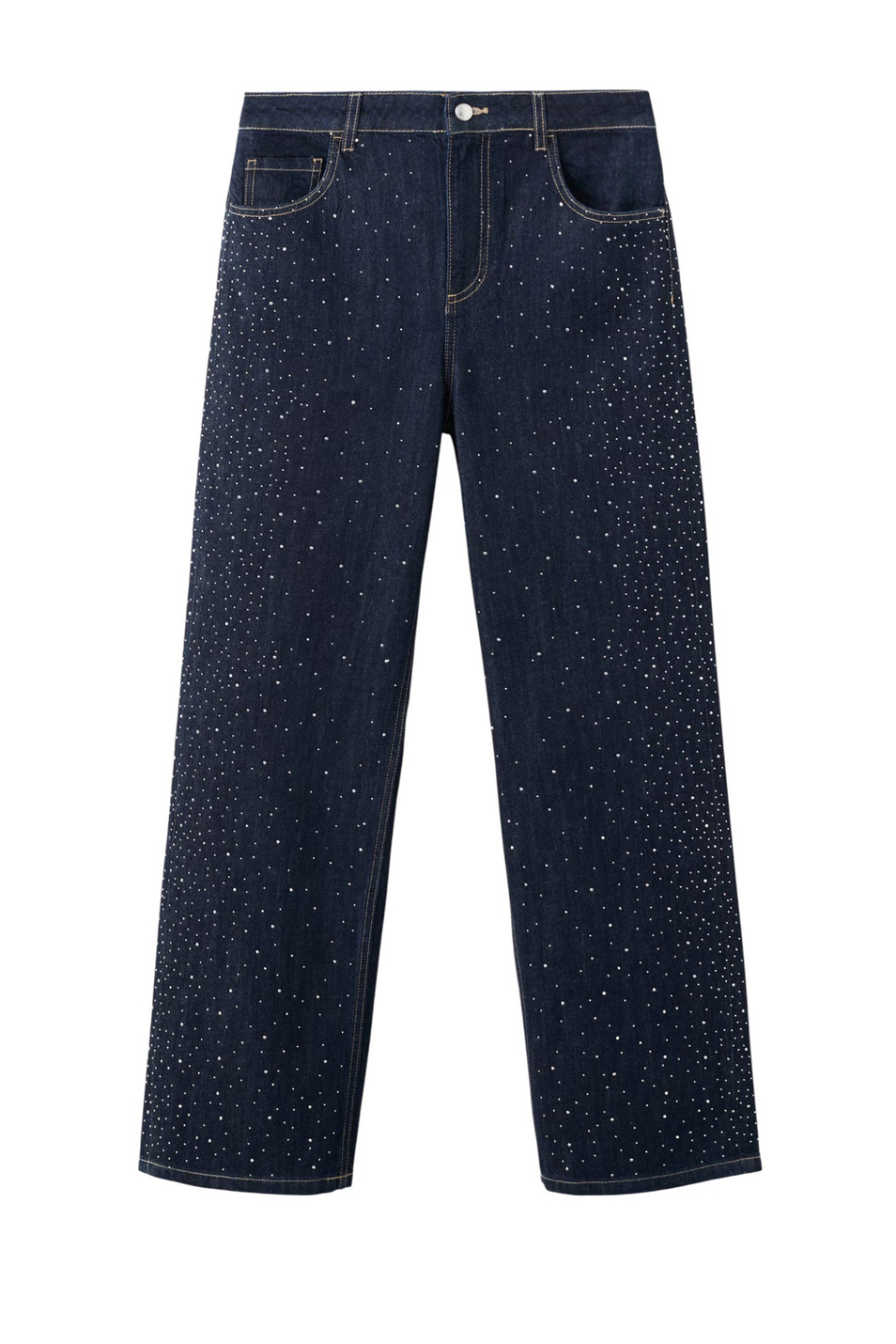 Женский Mango Джинсы VIRGO со стразами (цвет ), артикул 17069107 | Фото 1
