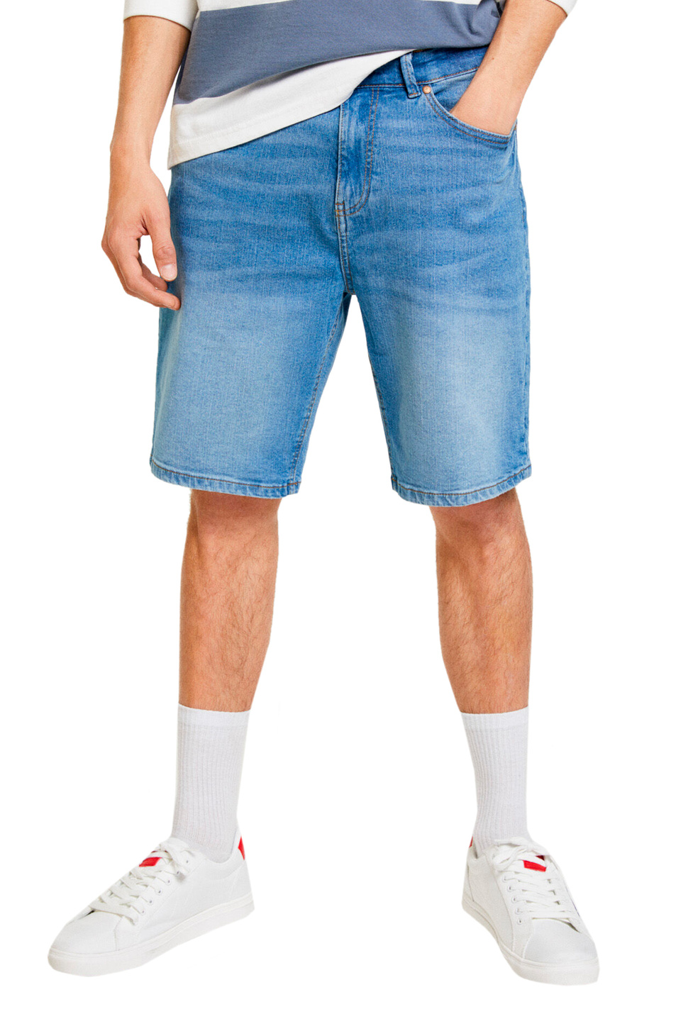 Мужской Springfield Джинсовые шорты-бермуды (цвет ), артикул 0013465 | Фото 1