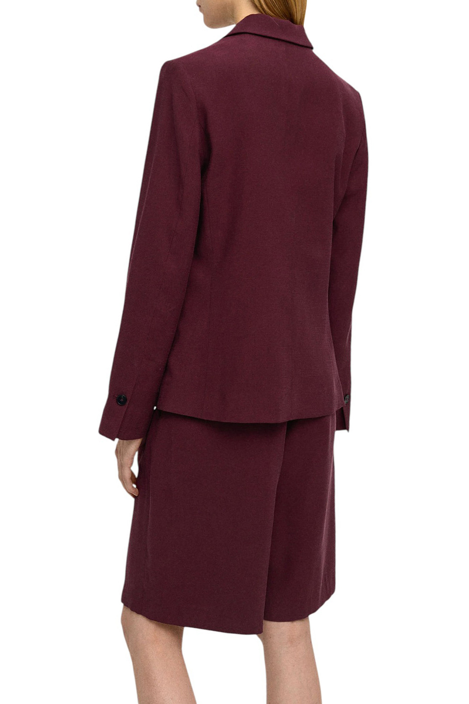 Пиджак из смесовой вискозы|Основной цвет:Бордовый Женский Parfois Пиджак из смесовой вискозы (цвет ), артикул 234689 | Фото 4
