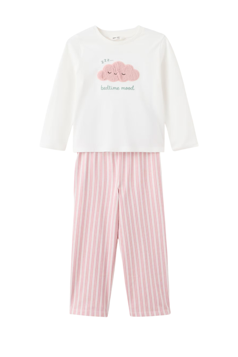 Пижама NUBE из хлопка|Основной цвет:Кремовый Девочкам Mango Kids Пижама NUBE из хлопка (цвет ), артикул 37024427 | Фото 1