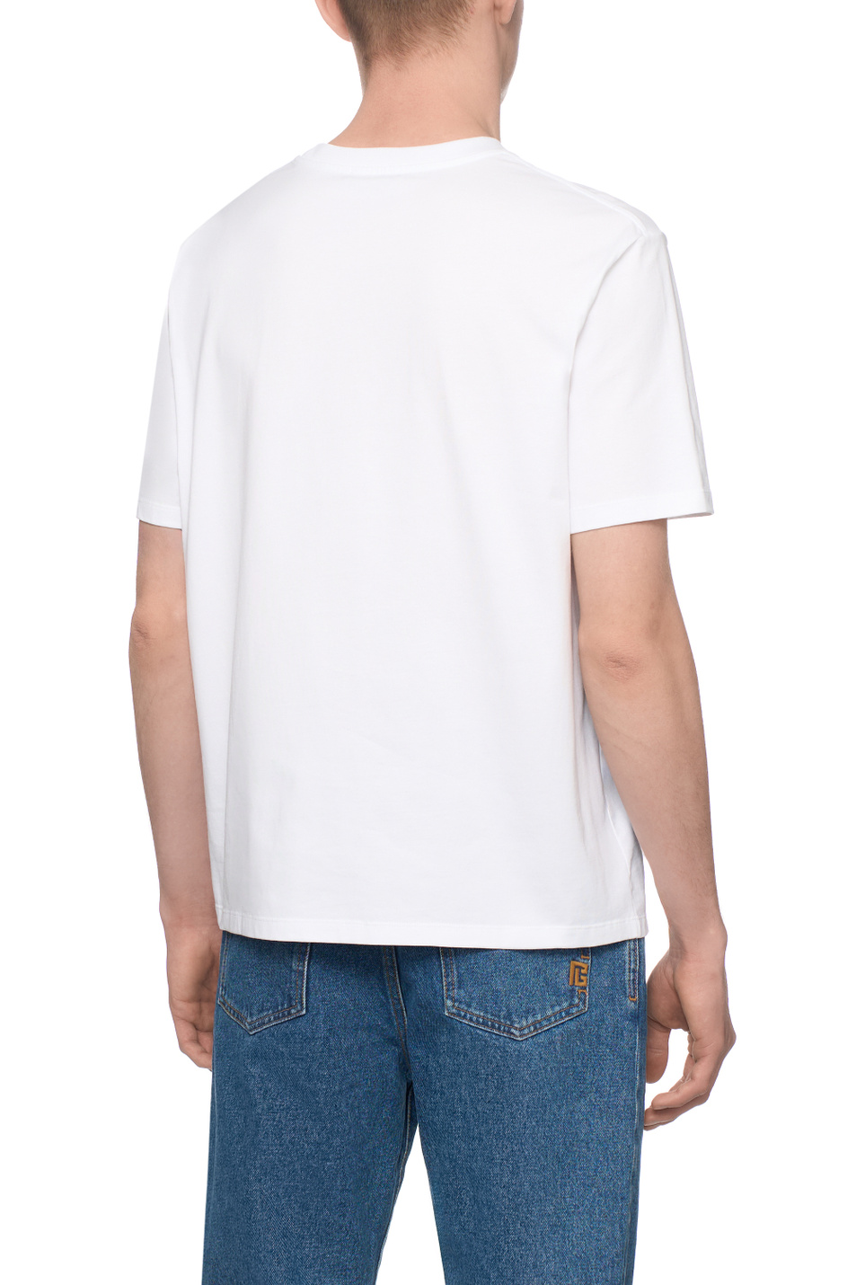 Мужской Balmain Футболка из хлопка (цвет ), артикул FH1EG000BC91 | Фото 5