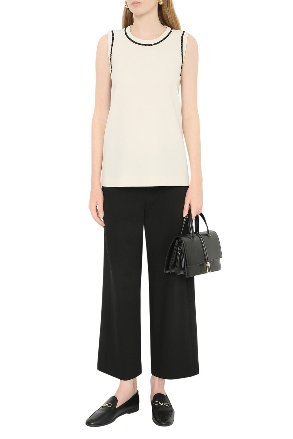 Женский Max Mara Джемпер MSTZAINO однотонный (цвет ), артикул 2616191015 | Фото 3