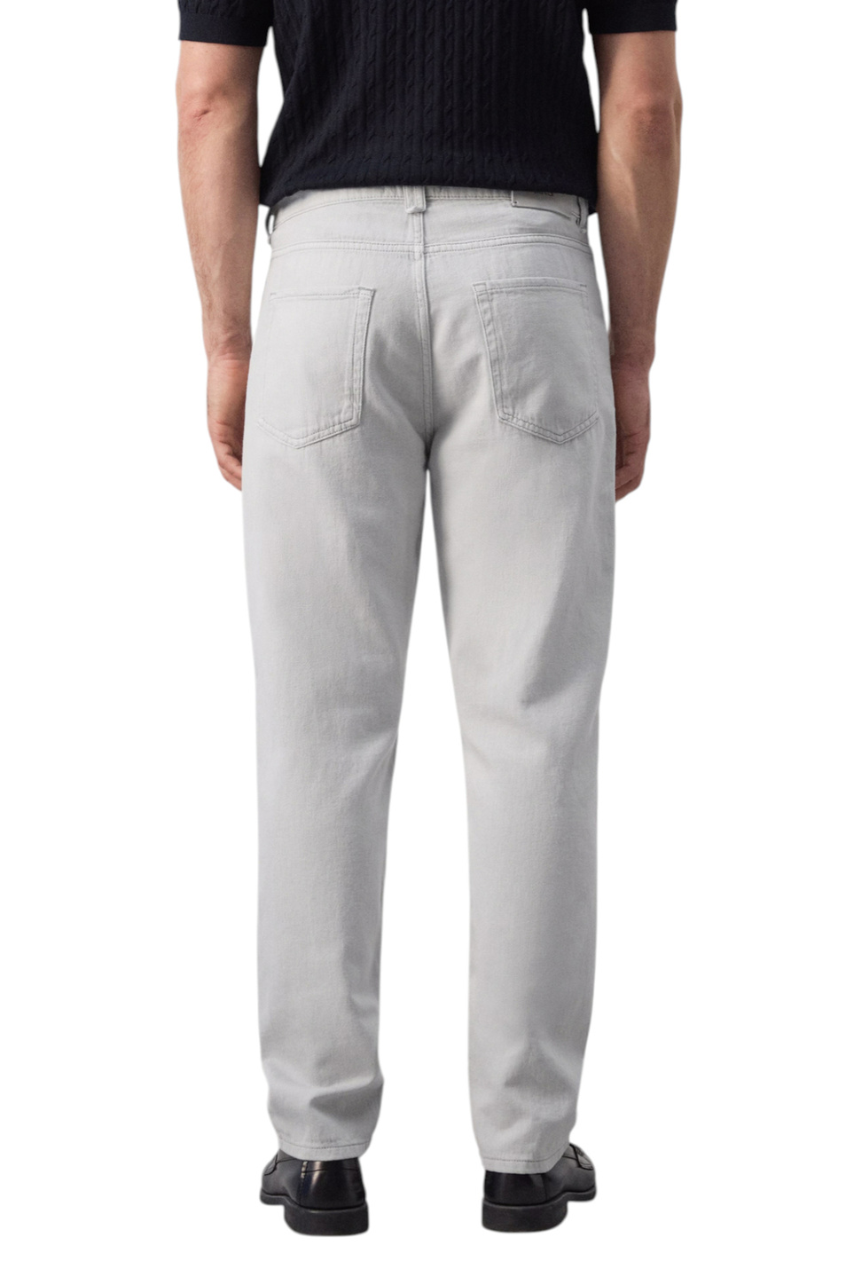 Мужской Mango Man Джинсы LORI однотонные (цвет ), артикул 27075983 | Фото 3