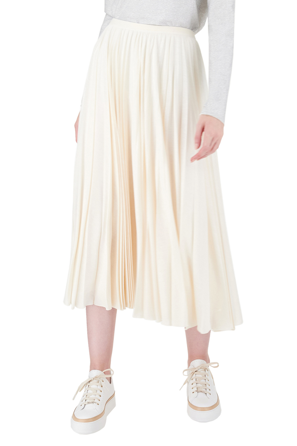 Max Mara Плиссированная юбка COLIBRI с эластичным поясом (цвет ), артикул 37710116 | Фото 3