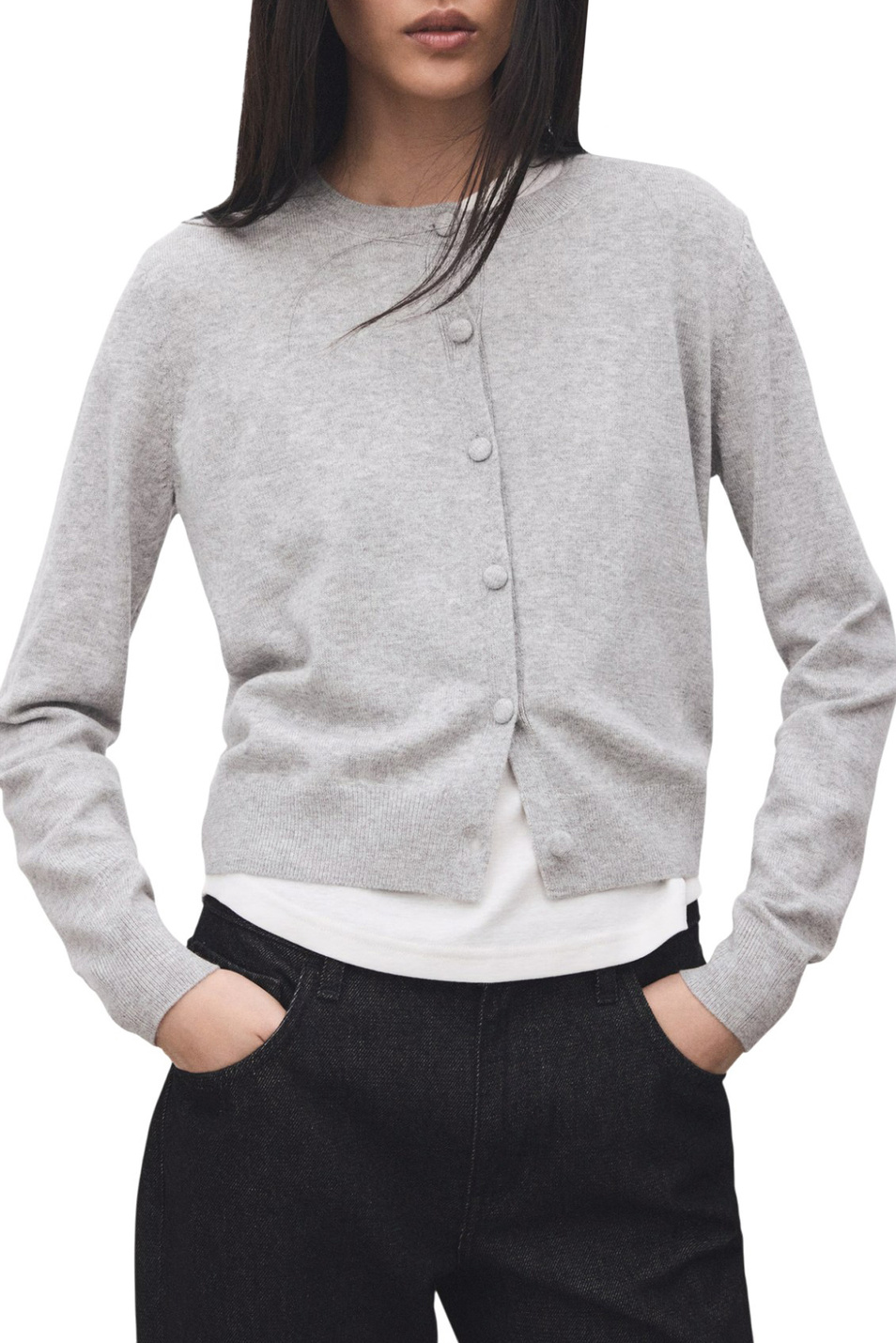 Женский Mango Кардиган REGALO на пуговицах (цвет ), артикул 27091274 | Фото 3
