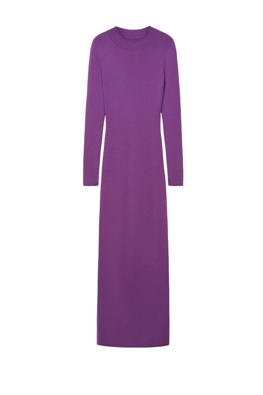 Платье однотонное IRIS|Основной цвет:Фиолетовый|Артикул:57027757 | Фото 1