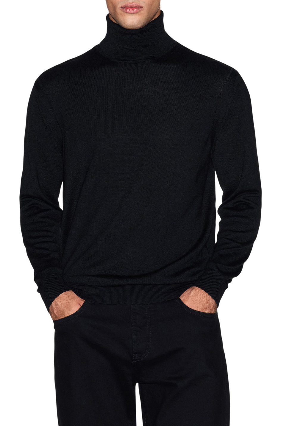 Мужской Armani Exchange Водолазка из смесовой шерсти (цвет ), артикул XM000900-AF11982 | Фото 3