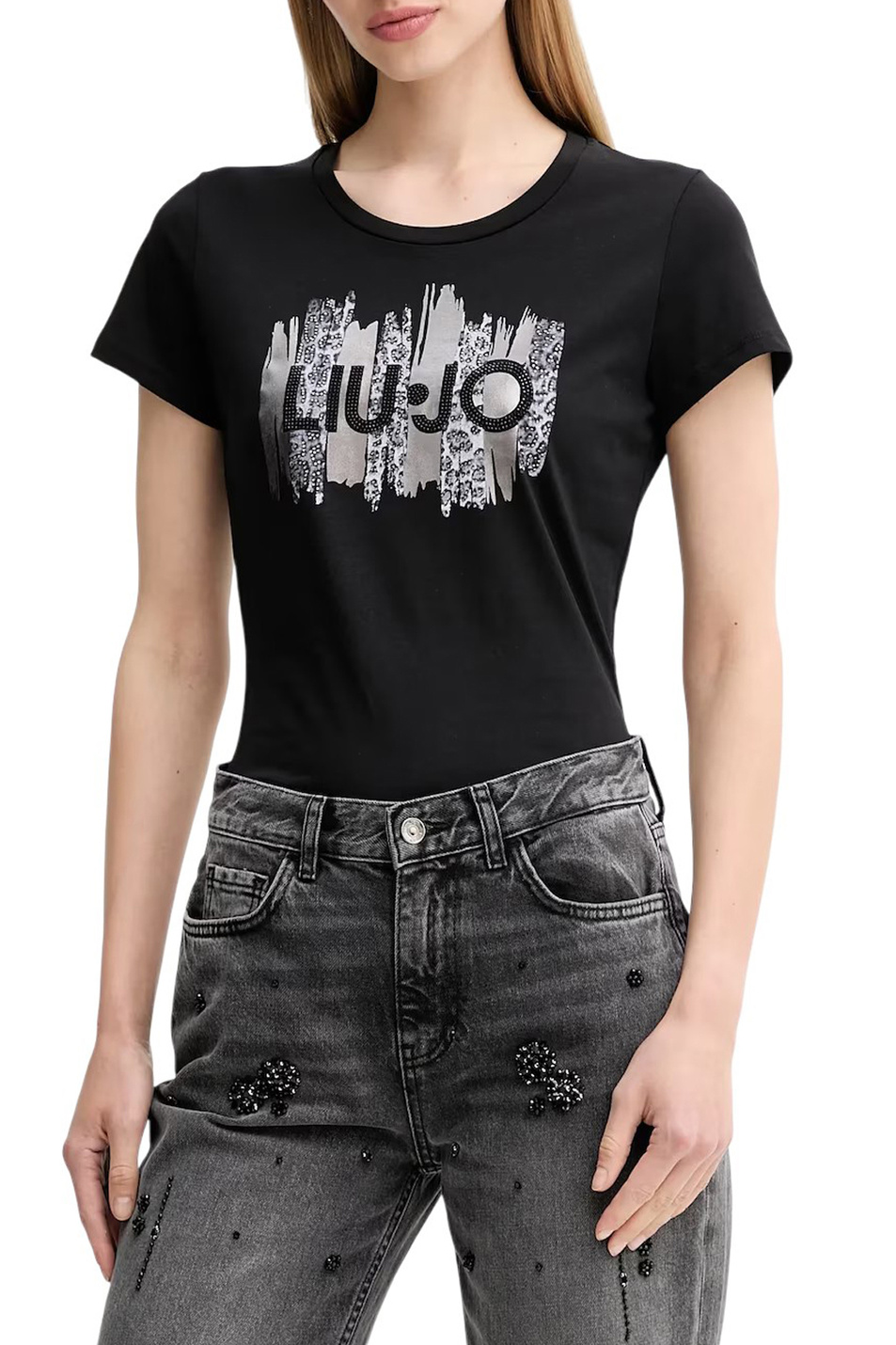 Женский Liu Jo Футболка из хлопка (цвет ), артикул MF5456JS923 | Фото 3