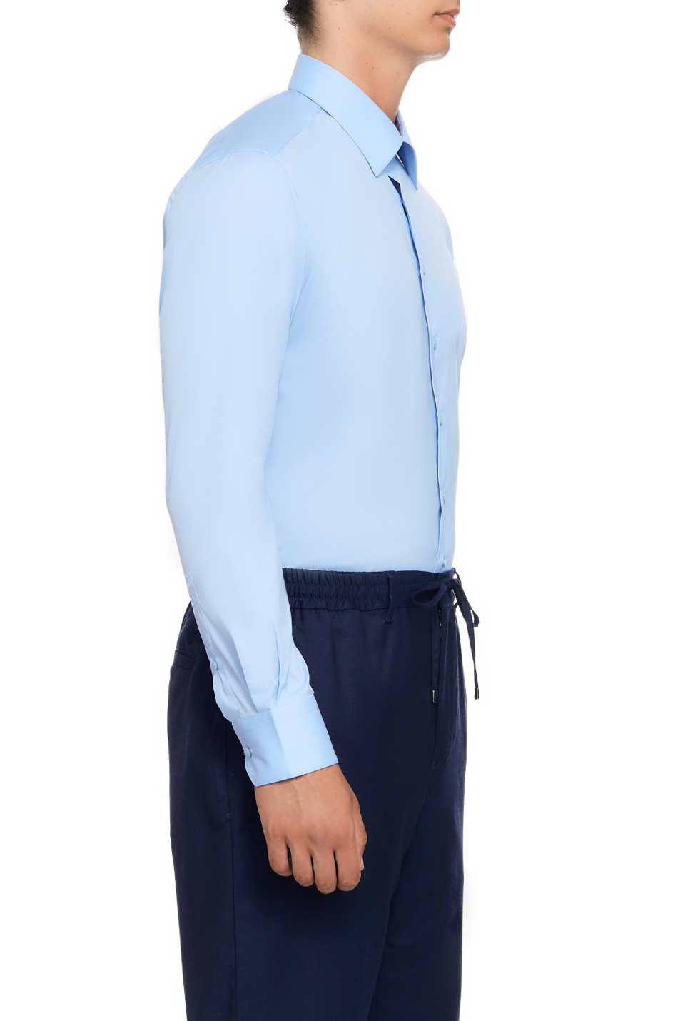 Мужской ZILLI Рубашка однотонная (цвет ), артикул CLAA01ZS13037ZS345108 | Фото 3