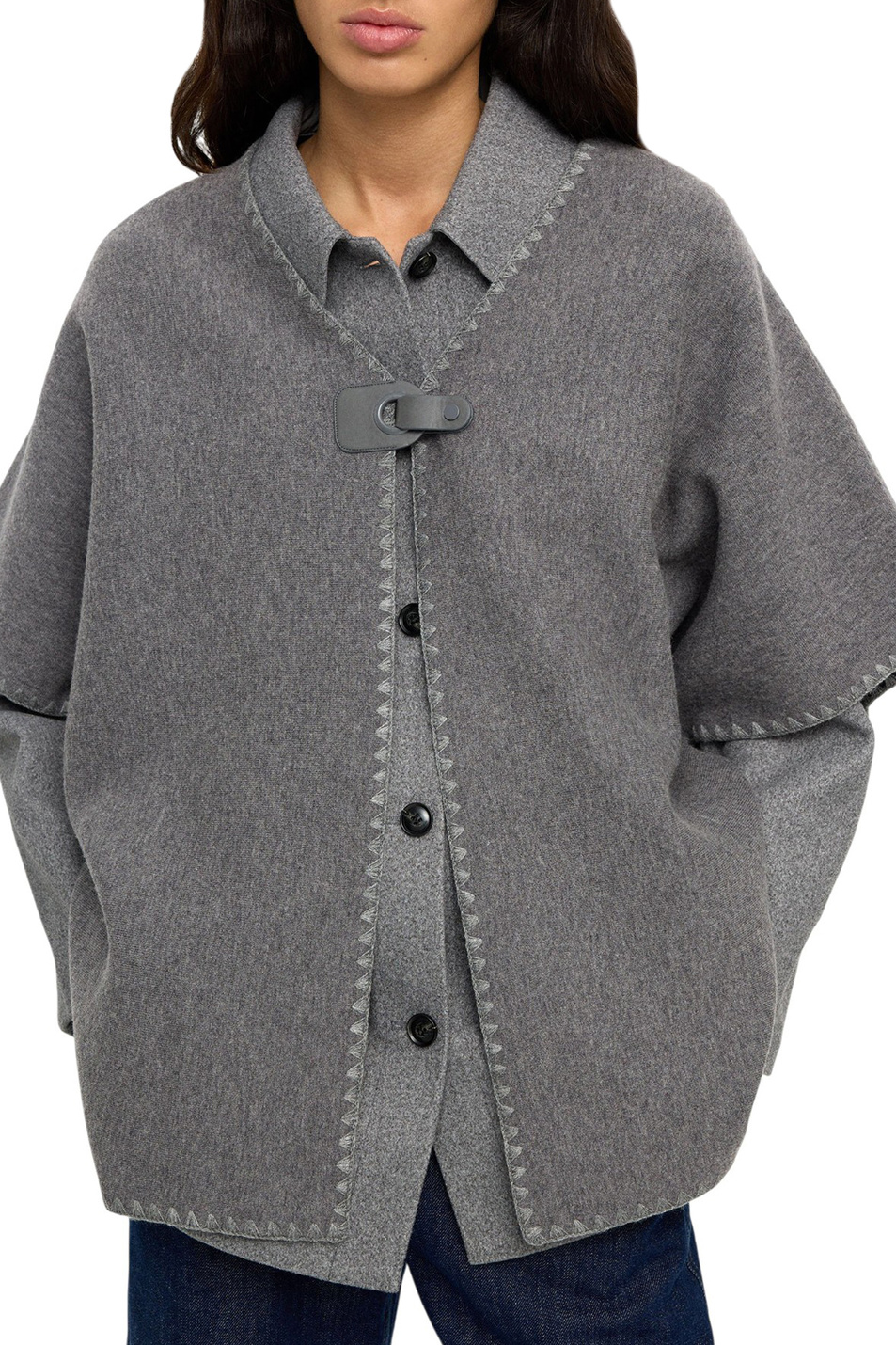 Женский Parfois Пончо с пряжкой (цвет ), артикул 239737 | Фото 3