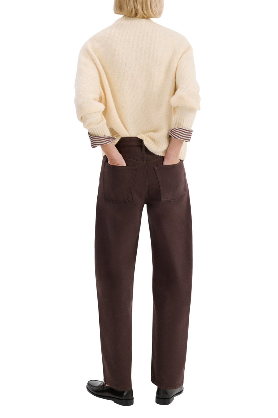 Женский Mango Джинсы BET из хлопка (цвет ), артикул 27913340 | Фото 4