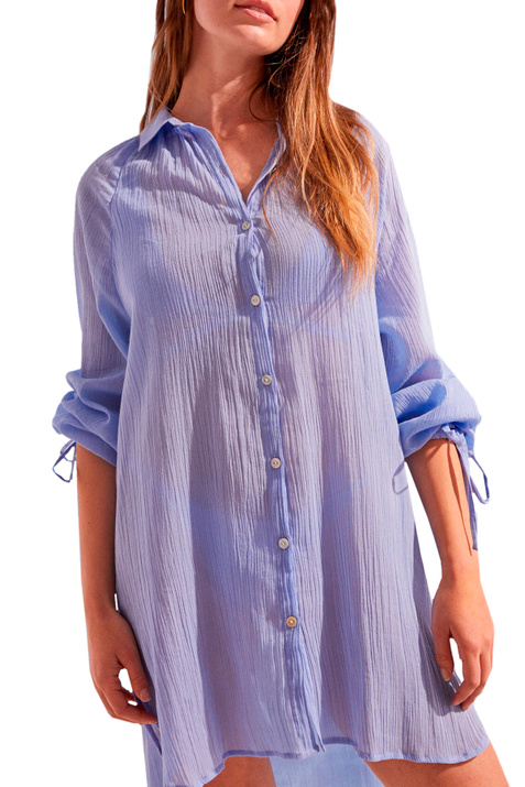 Women'secret Платье-рубашка из натурального хлопка (Синий цвет), артикул 5543631 | Фото 1