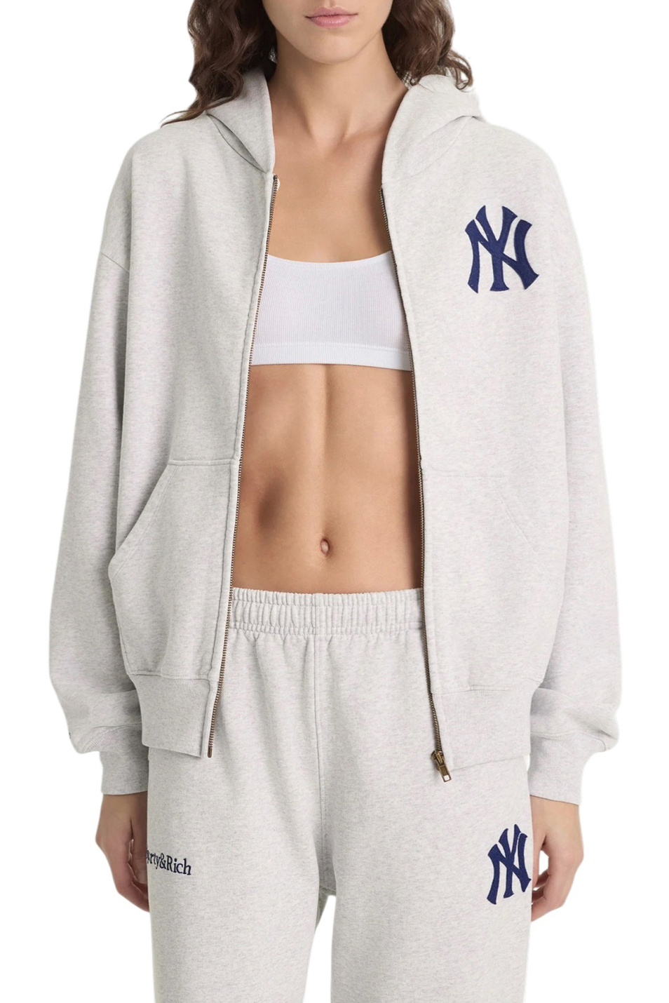 Женский Sporty & Rich Толстовка Heritage Yankees Serif (цвет ), артикул ST088610300GY03 | Фото 3