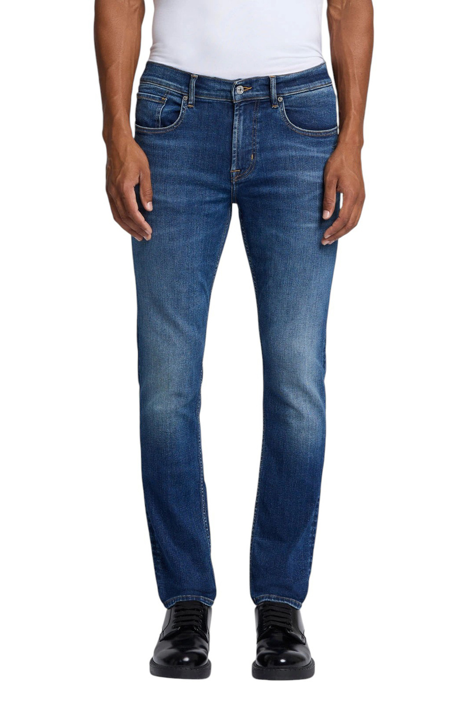 Мужской 7 for all Mankind Джинсы Slimmy Tapered (цвет ), артикул JSMXC890CA | Фото 3