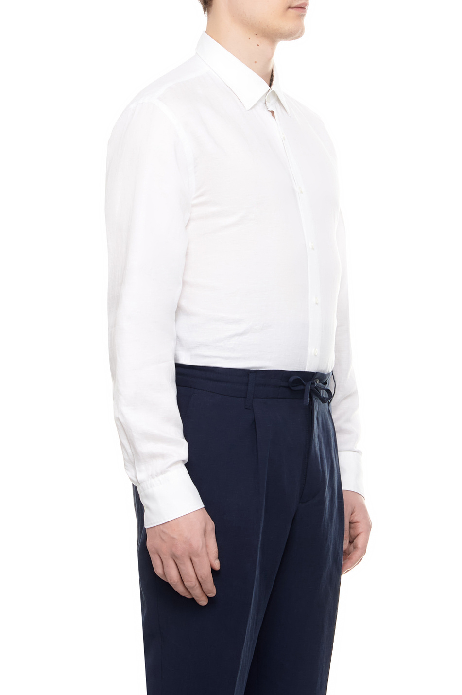 Мужской BOSS Рубашка из льна и лиоцелла (цвет ), артикул 50513676 | Фото 3