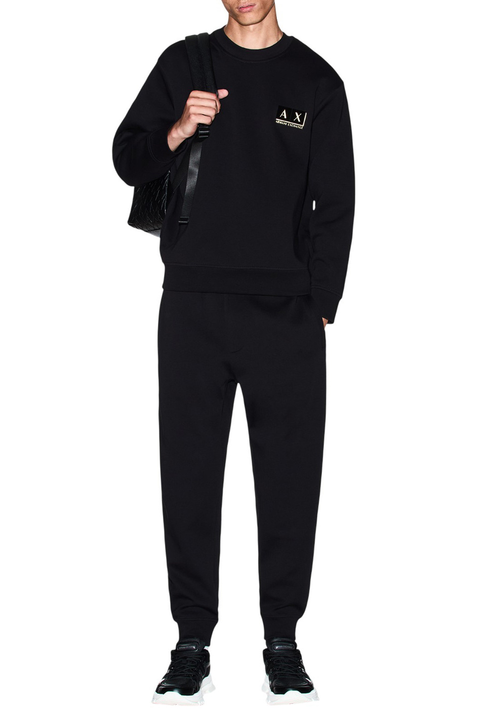 Мужской Armani Exchange Брюки из смесового хлопка (цвет ), артикул XM001886-AF10818 | Фото 3
