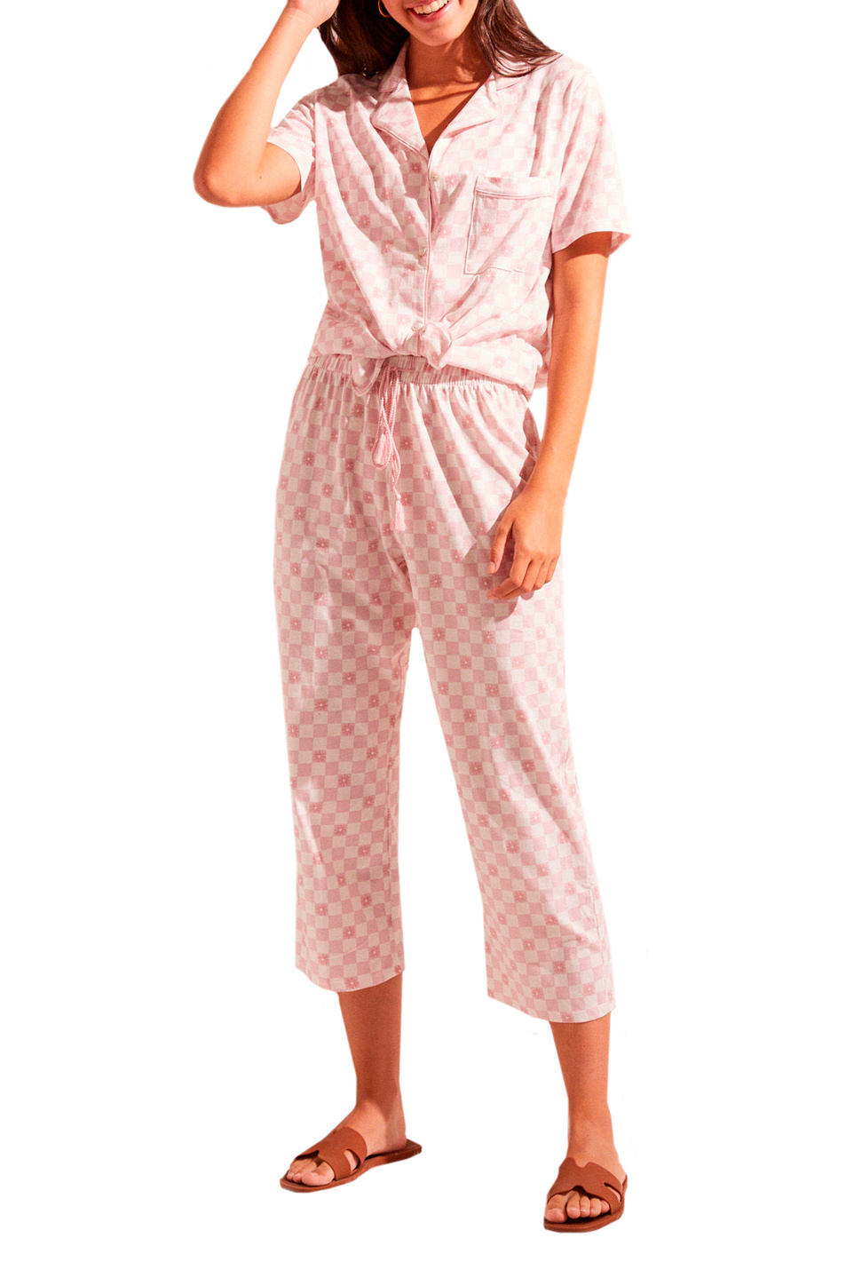 Women'secret Пижама в рубашечном стиле из натурального хлопка (цвет ), артикул 3594614 | Фото 1