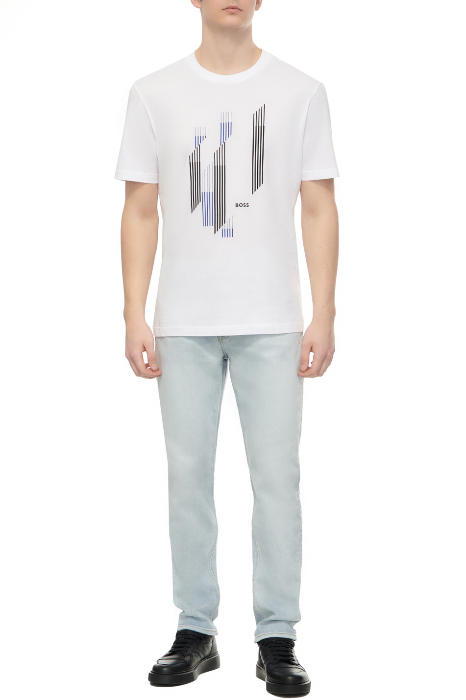 Мужской 7 for all Mankind Джинсы SLIMMY из эластичного хлопка (цвет ), артикул JSMXC120NM | Фото 2