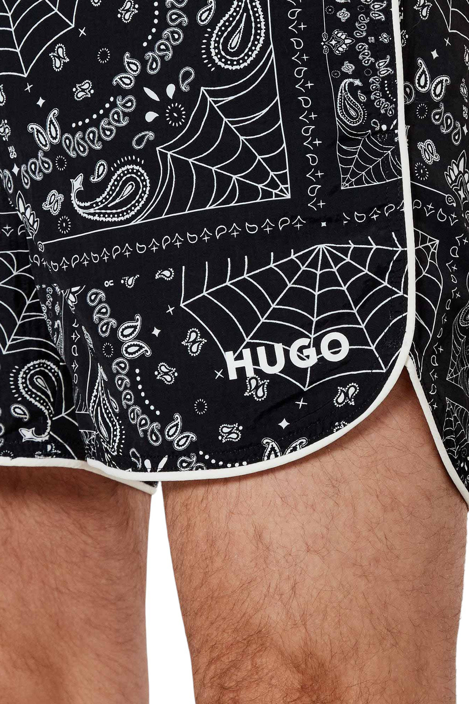 Мужской HUGO Шорты для плавания с принтом (цвет ), артикул 50533795 | Фото 5