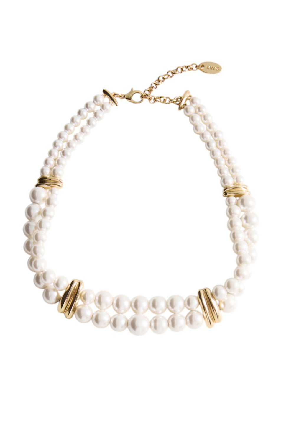 Женский Mango Ожерелье LAURA двойное (цвет ), артикул 17004135 | Фото 1