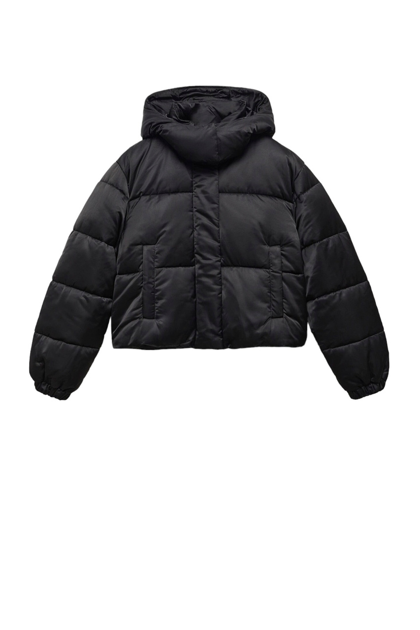 Куртка стеганая SATINI|Основной цвет:Черный|Артикул:57028268 | Фото 1