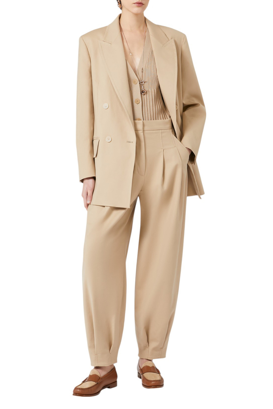 Женский Max Mara Жилет BIMBA из смесового хлопка (цвет ), артикул 2521356011 | Фото 2