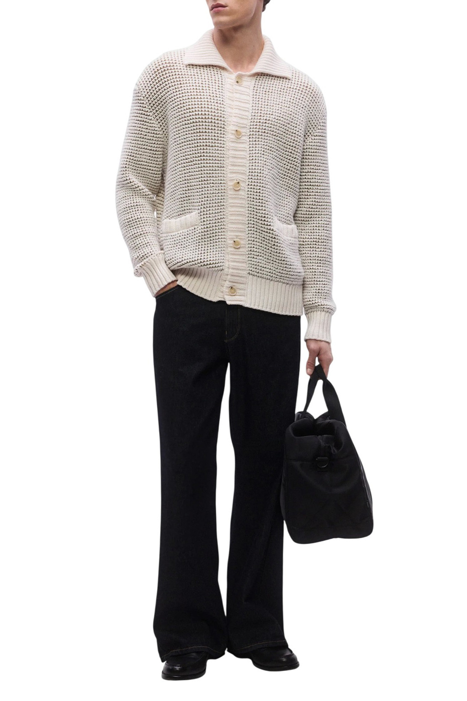 Мужской BOSS Кардиган Ulivi из смесовой шерсти (цвет ), артикул 50555145 | Фото 2