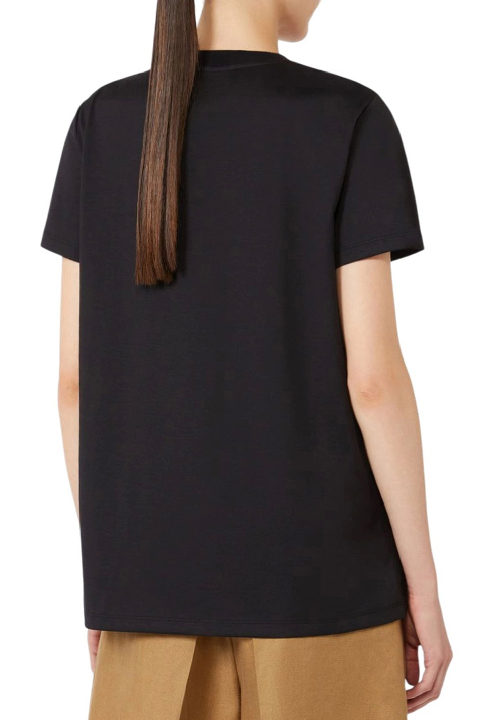 Женский Max Mara Футболка SPADINO из хлопка (цвет ), артикул 2611941062 | Фото 4