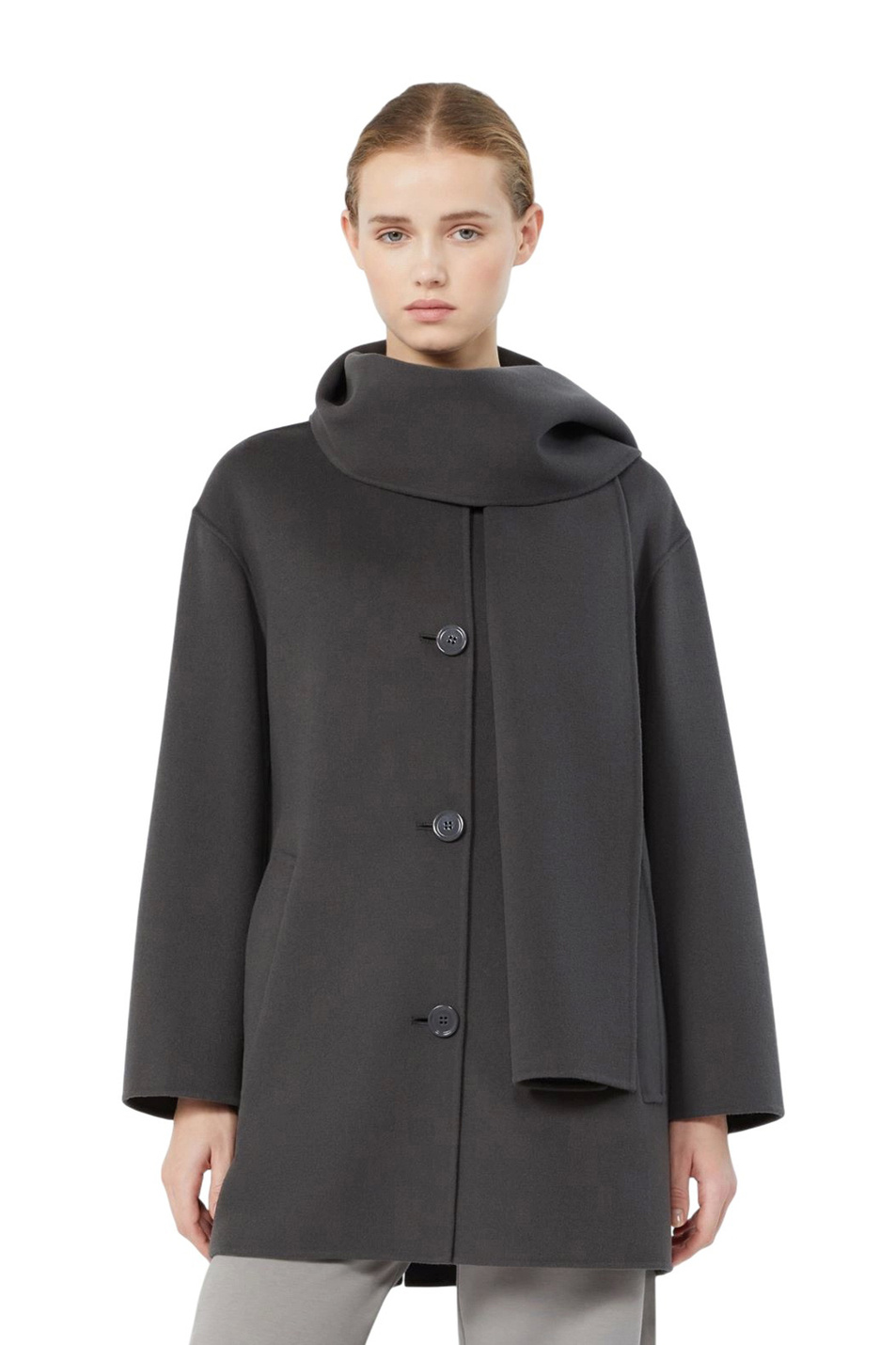 Женский Max Mara Полупальто ALICIA из шерсти (цвет ), артикул 2629086051 | Фото 3