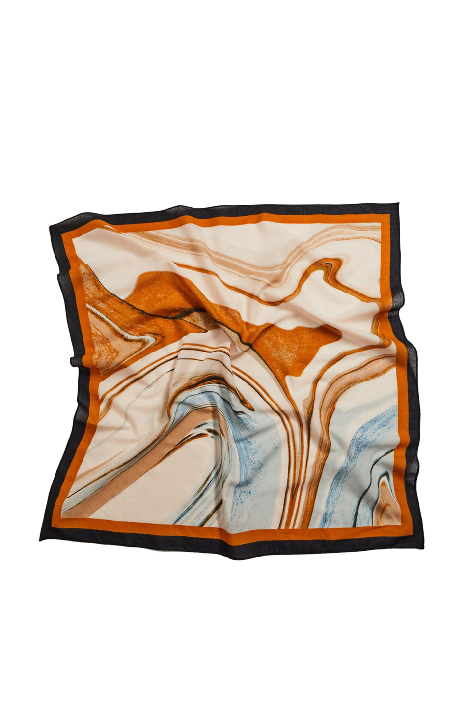 Mango Хлопковый платок MARMOL с принтом (цвет ), артикул 87075701 | Фото 1