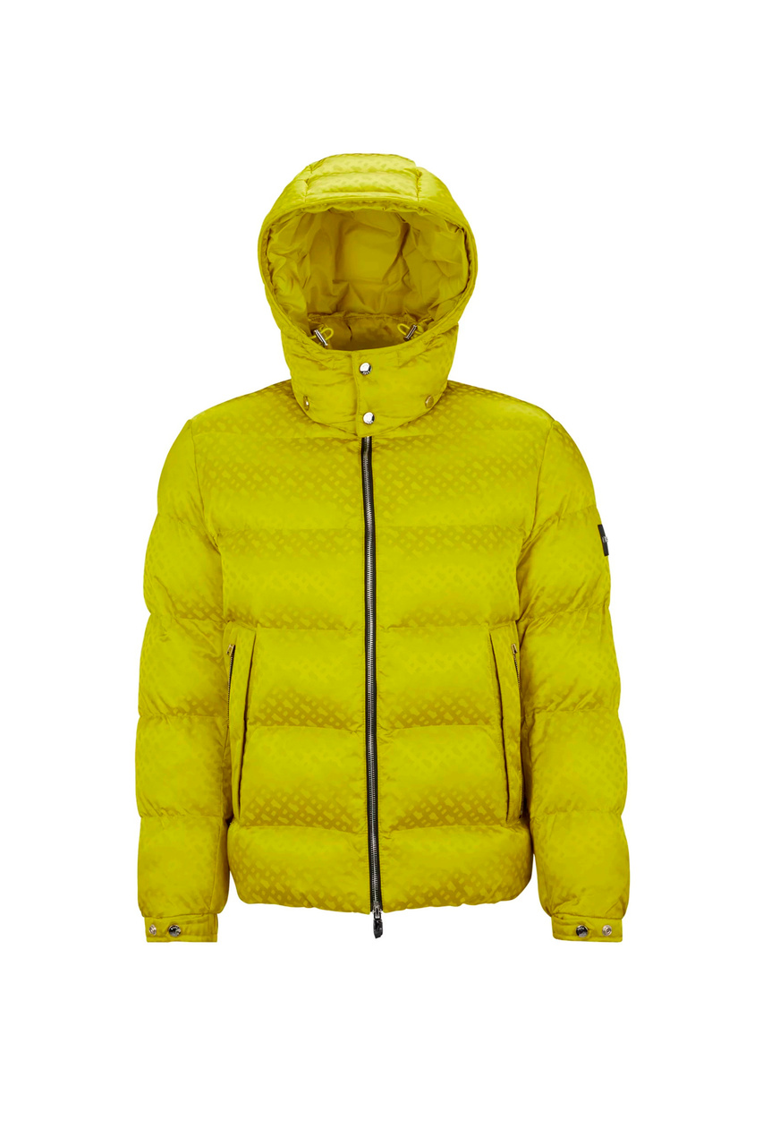 Куртка с логотипированным принтом|Основной цвет:Желтый|Артикул:50499813 | Фото 1
