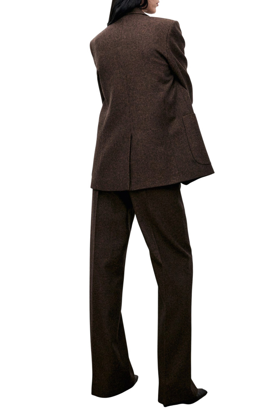 Женский Mango Брюки PIPER из смесовой шерсти (цвет ), артикул 17017914 | Фото 4