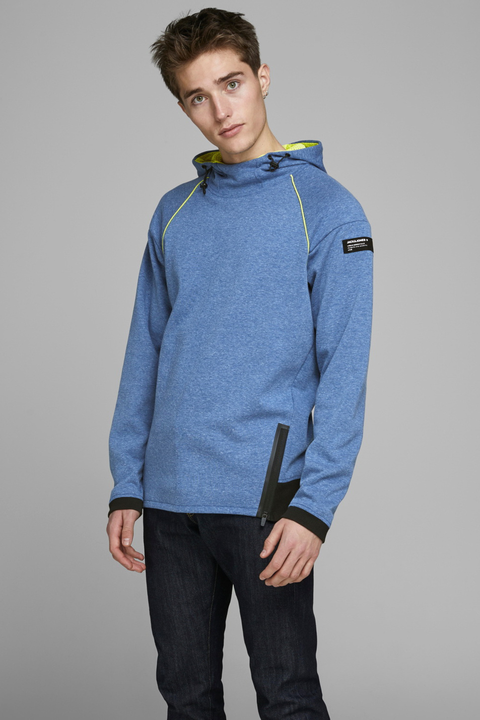 Мужской Jack & Jones Толстовка с молниями по бокам (цвет ), артикул 12167223 | Фото 1