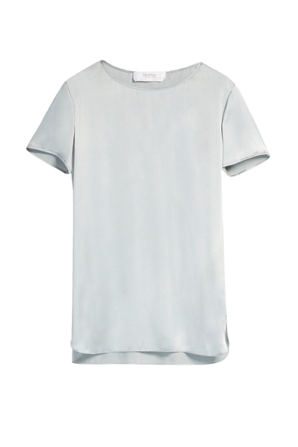 Шелковая блузка CORTONA|Основной цвет:Серый|Артикул:31110326 | Фото 1