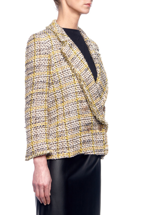 Liu Jo Твидовый пиджак с рукавами 3/4 ( цвет), артикул CA1093T2438 | Фото 4