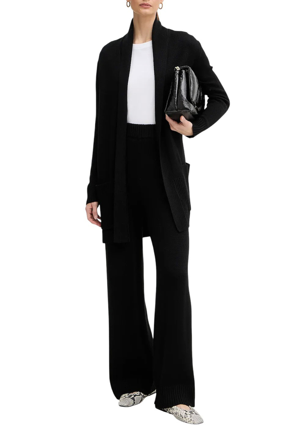 Женский Armani Exchange Брюки трикотажные из смесовой шерсти (цвет ), артикул XW000769-AF13774 | Фото 3