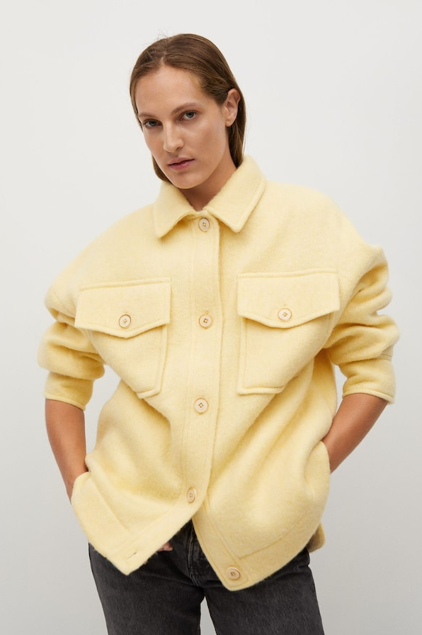 Mango Куртка-рубашка из трикотажа (цвет ), артикул 77039224 | Фото 3