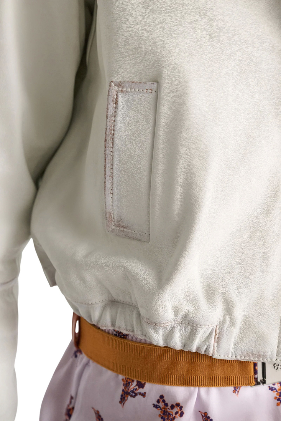 Женский Dorothee Schumacher Куртка из натуральной кожи (цвет ), артикул 444102 | Фото 5