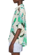 Женский Parfois Рубашка из натурального хлопка с принтом (цвет ), артикул 210903 | Фото 4