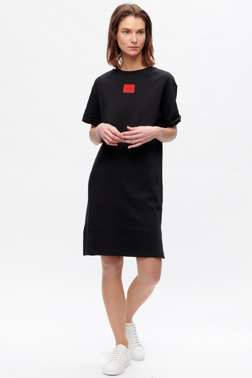 HUGO Платье-футболка Neyle из натурального хлопка (цвет ), артикул 50456013 | Фото 2