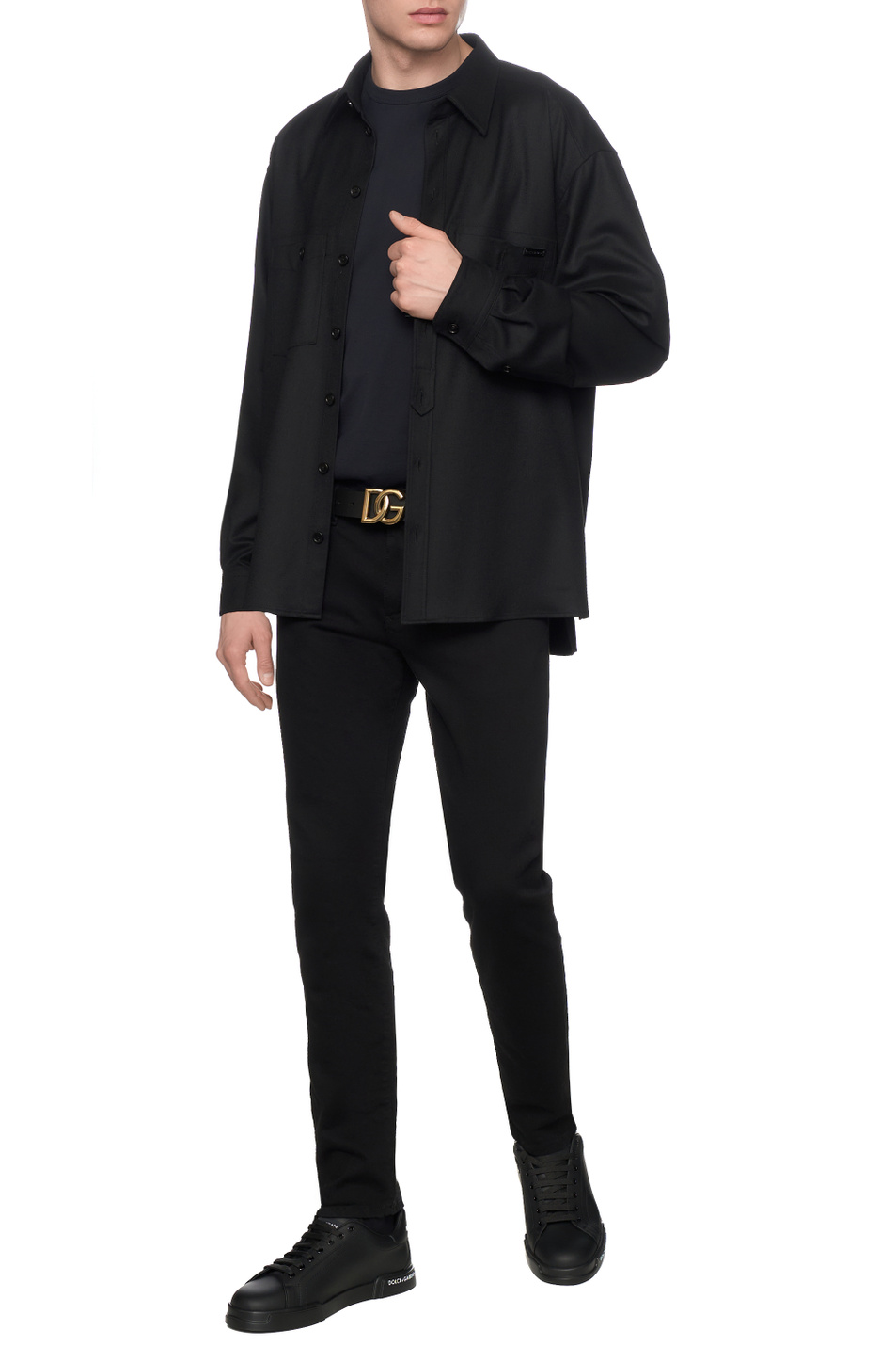Мужской Dolce & Gabbana Футболка из хлопка (цвет ), артикул G8PT1Z-G7PZU | Фото 2